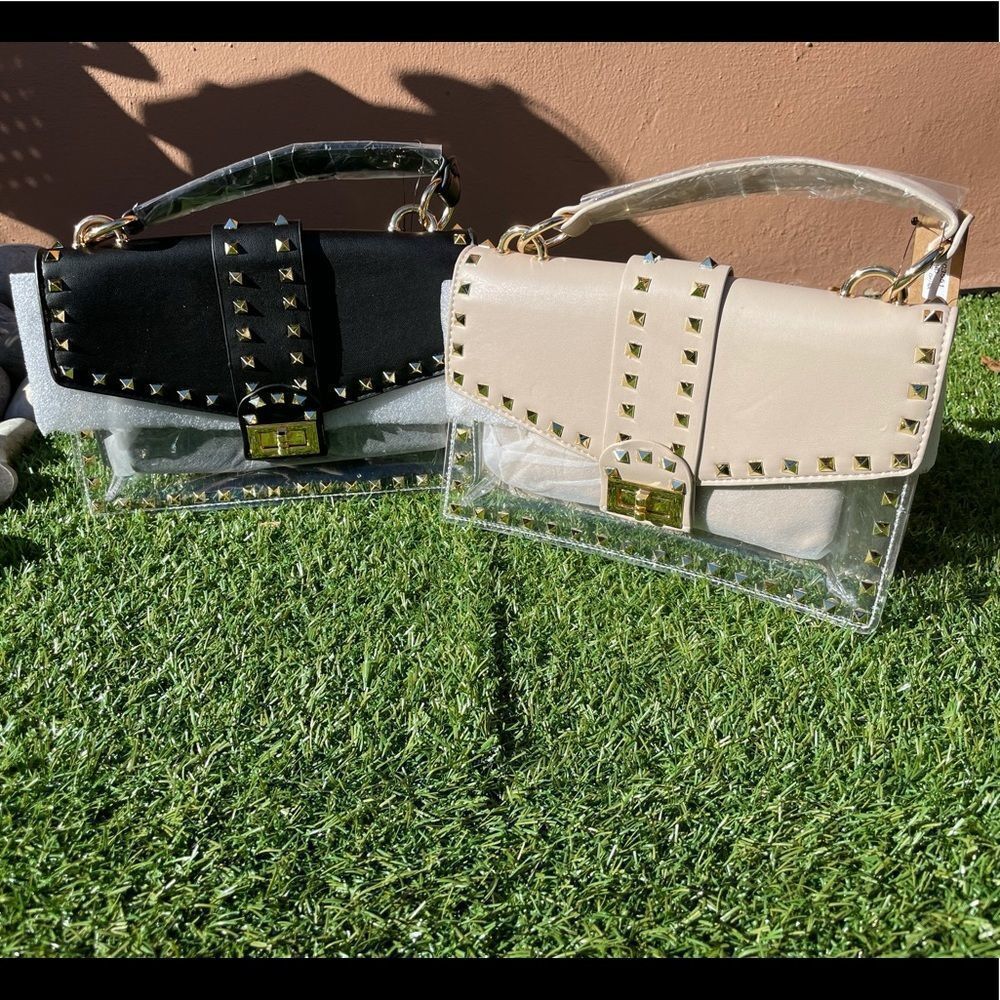 Black Clear Handbag